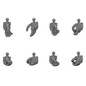 MODEROID Tハンドセット 角/M from ティタノマキアSIDE:CE/MODEROID Tハンドセット 角/S from ティタノマキアSIDE:CE