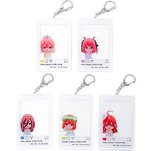 五等分の花嫁∽ ねんどろいどぷらす フォトフレーム風アクリルキーホルダー 中野一花/中野二乃/中野三玖/中野四葉/中野五月 5種セット