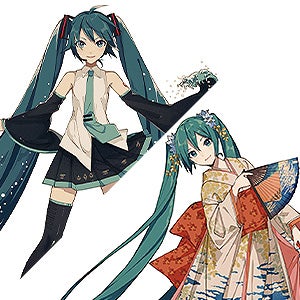 初音ミク×葛飾北斎　ぬいぐるみ　波/山