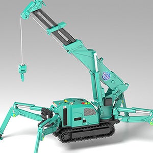 MODEROID 前田製作所 かにクレーン (グリーン)