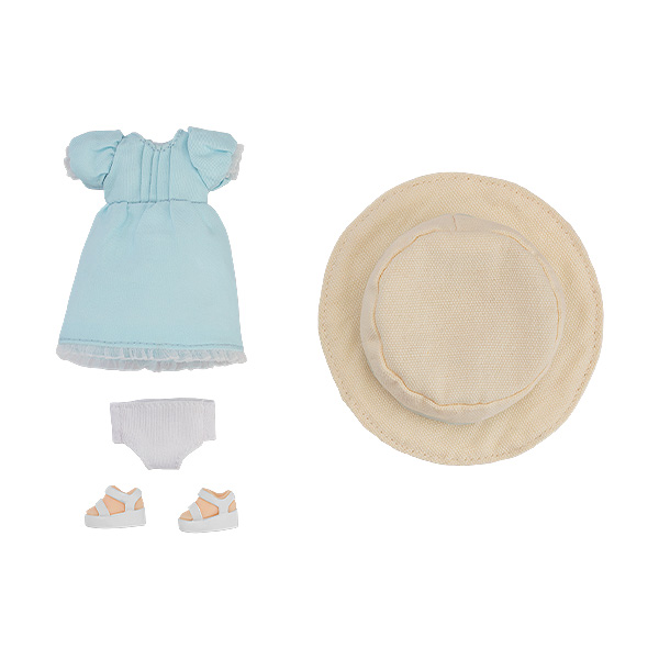 シンプルワンピース（ブルー）