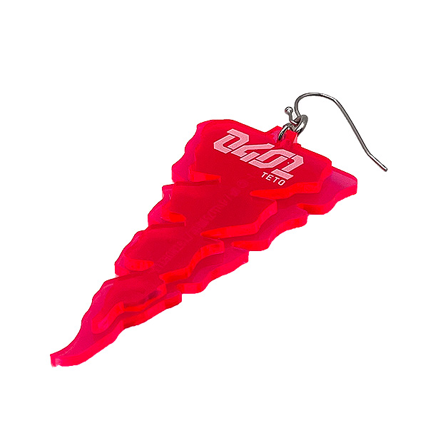 重音テト アクリルイヤリング・ピアス　ピアス