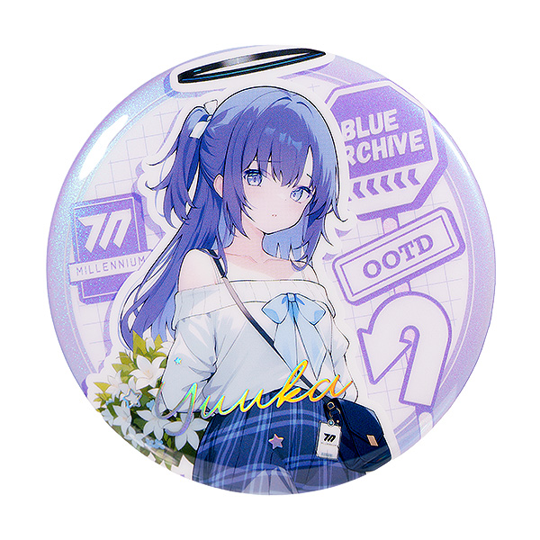 蔚藍檔案 Holiday Saunter系列 75mm徽章 早瀨優香