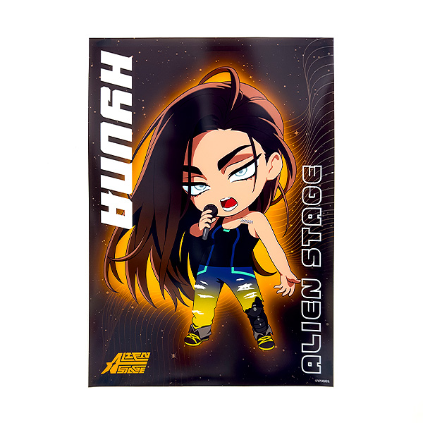 ALIEN STAGE ねんどろいどぷらす クリアポスター ヒョナ