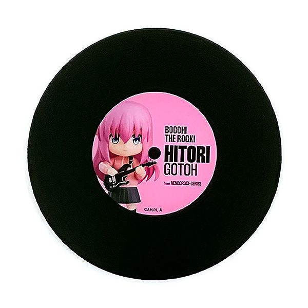 ぼっち・ざ・ろっく！ ねんどろいどぷらす レコード風コースター 後藤ひとり